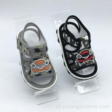 novo design de sandálias de menino bebê com som